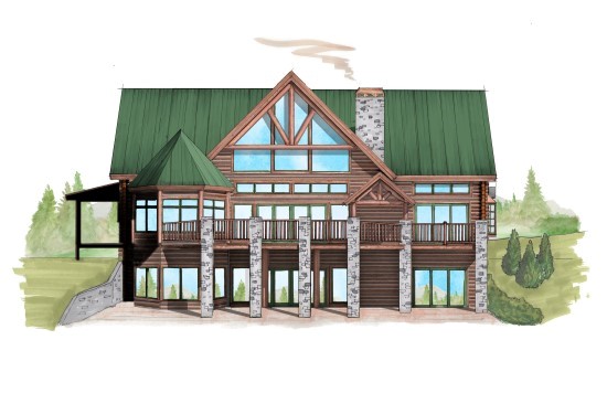 Bear Lake Lodge - Natural Element Homes